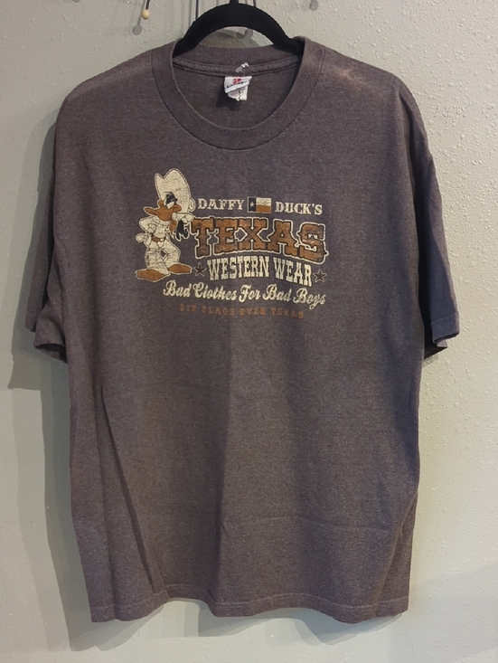 Six Flags Other - Six flags Daffy Ducks Texas Western Wear Bad Clothes For Bad Boys XL T-shirt